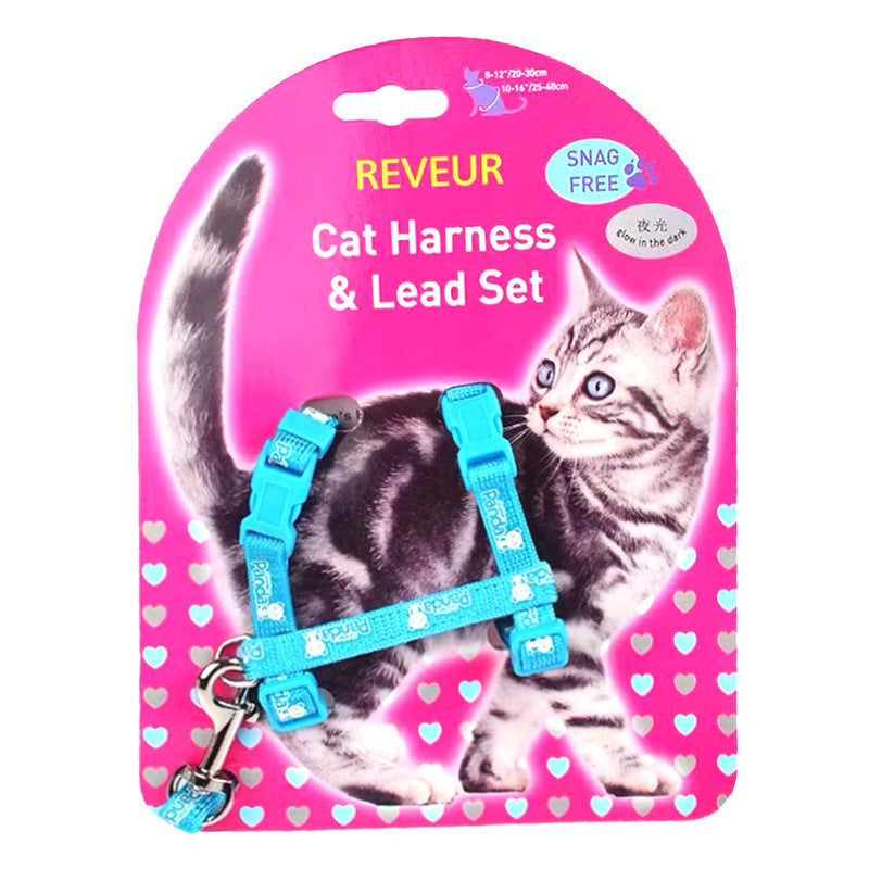 Katzengeschirr mit Reflektor | LuxeStyle
