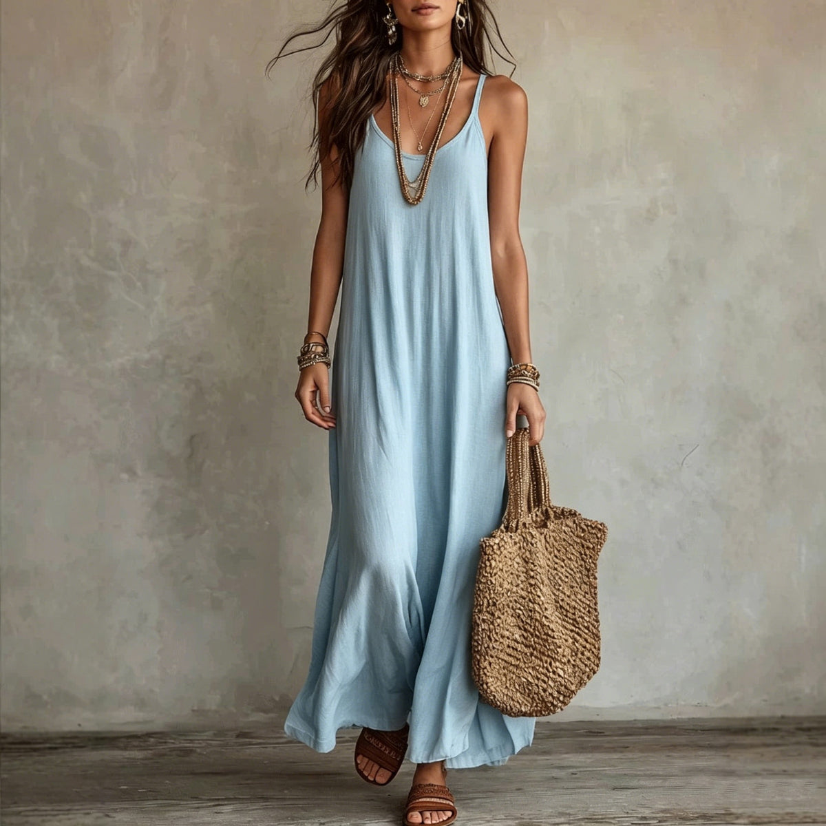 Boho-Maxikleid im Loose-Fit – Bild 14 | LuxeStyle