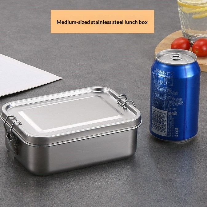 Edelstahl-Lunchbox mit Schnappverschluss