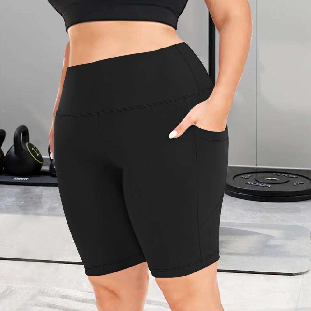 High-Waist Yoga Leggings mit Taschen
