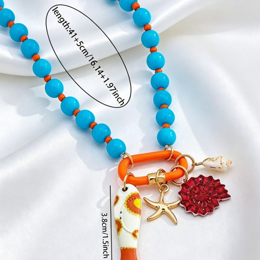 Dopamine Halskette mit Seestern-Design
