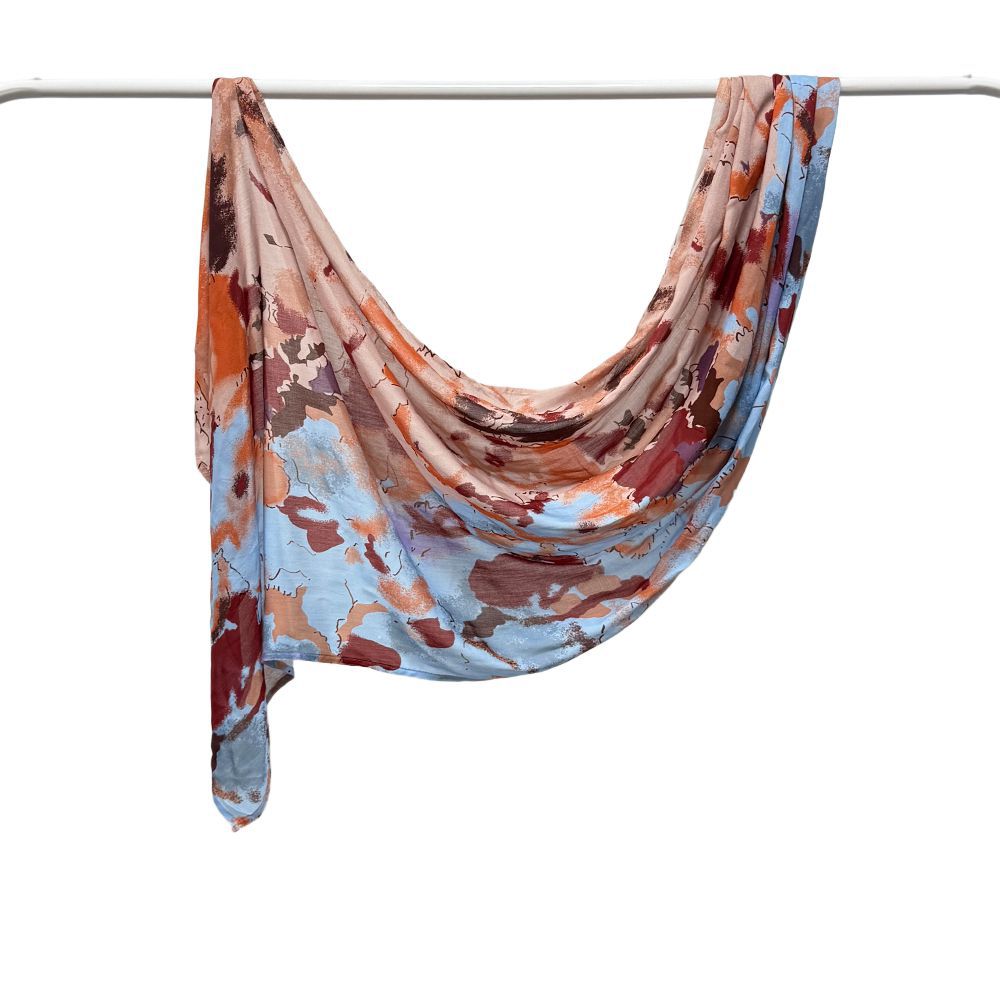 Kopftuch aus Modal-Baumwolle mit Marmor-Print – Bild 13 | LuxeStyle