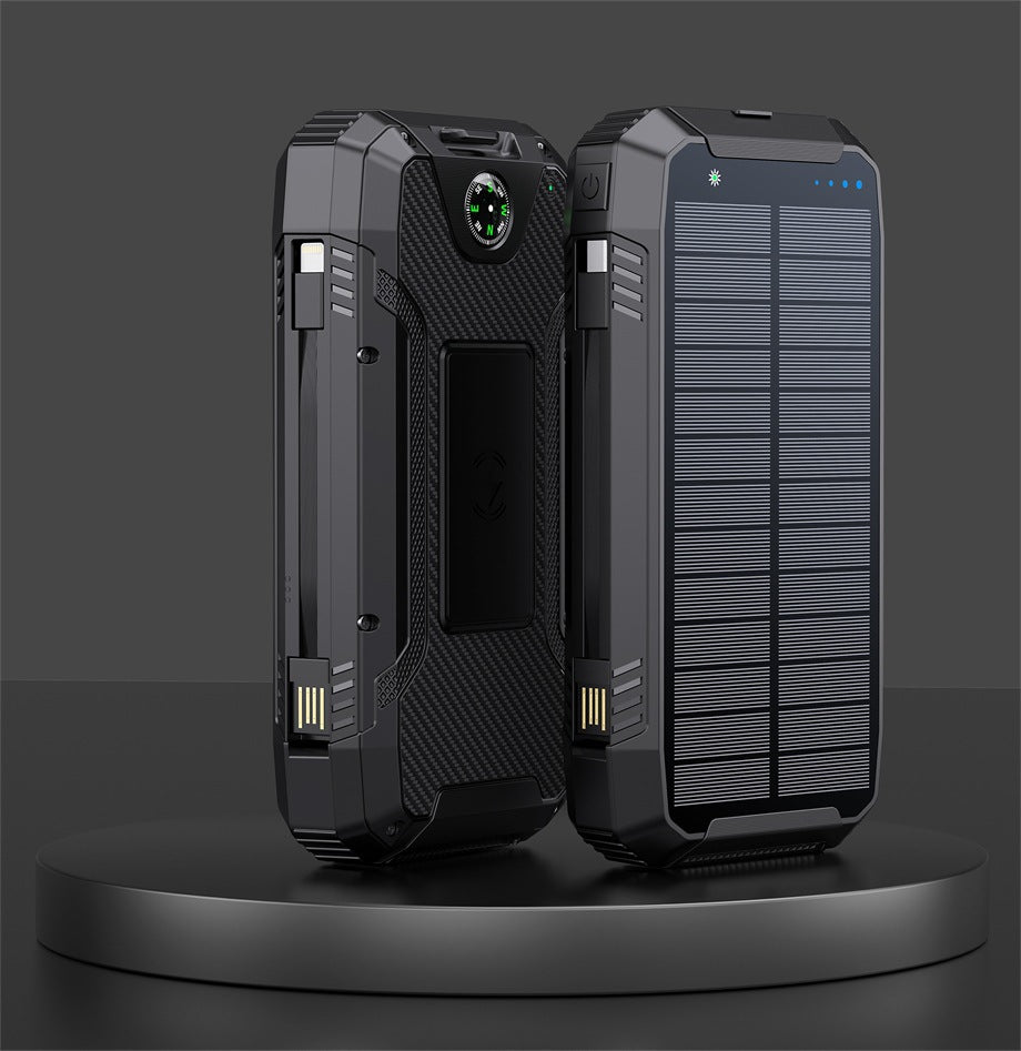 Solar Powerbank 20000mAh mit Kabel