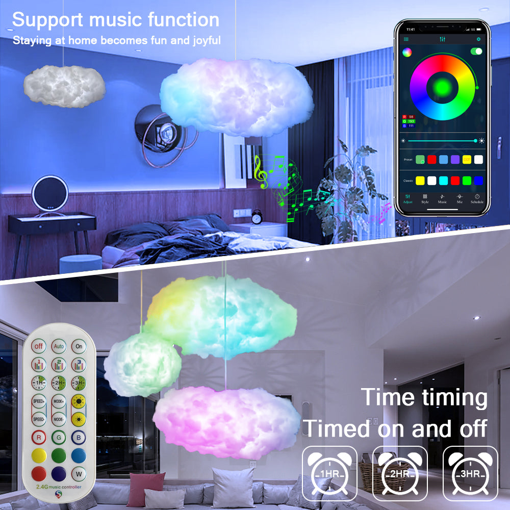 USB Gewitterwolken-Licht mit App & Musik-Sync