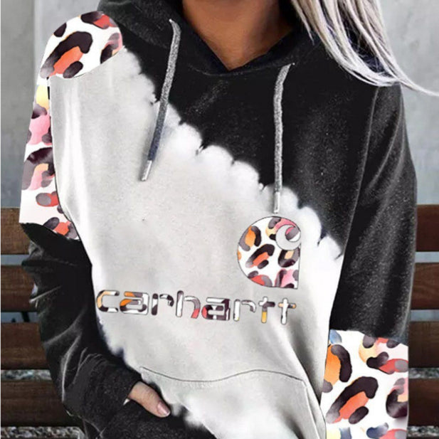 Kapuzenpullover mit Letter-Print
