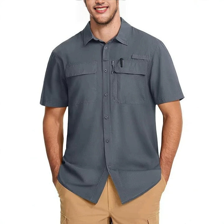 Leichte Outdoor-Herrenbluse