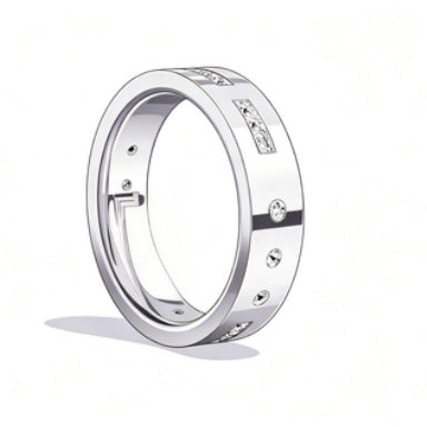 Prinzessin Kleiner Diamant Eleganter Ring