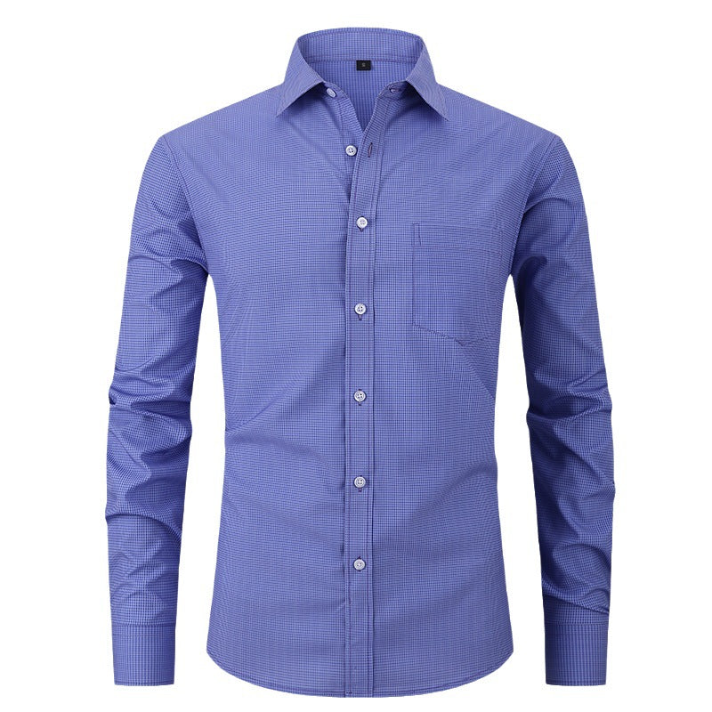 Herren Business Hemd Langarm Kariert – Bild 5 | LuxeStyle