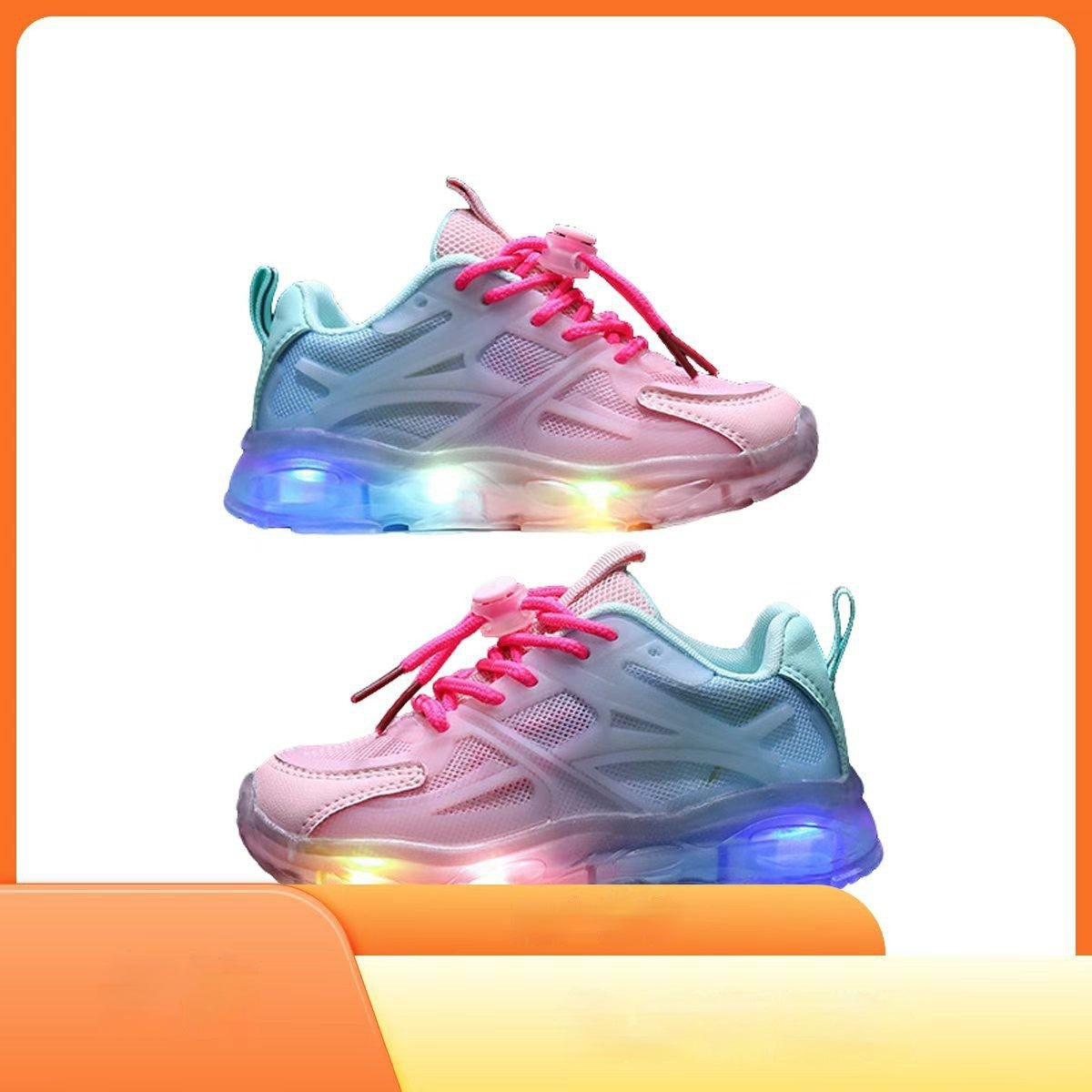 Atmungsaktive Sportschuhe für Kinder mit Licht – Bild 3 | LuxeStyle