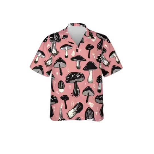 Herren-Shirt mit abstraktem Muster – Bild 1 | LuxeStyle