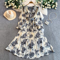 Bedrucktes Midikleid mit weitem Faltenrock – Bild 14 | LuxeStyle
