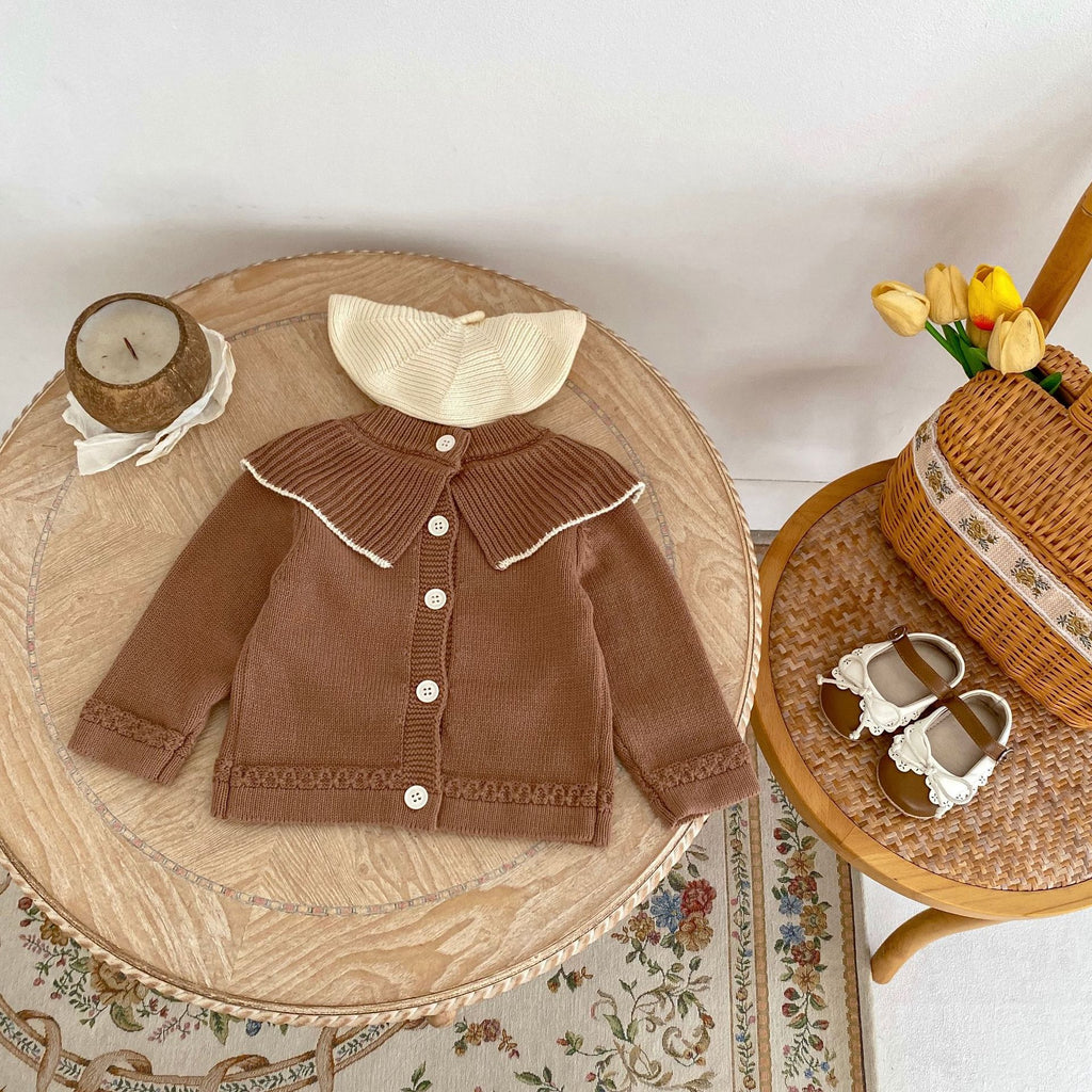 Jacquard Strickoberteil für Babys – Bild 3 | LuxeStyle