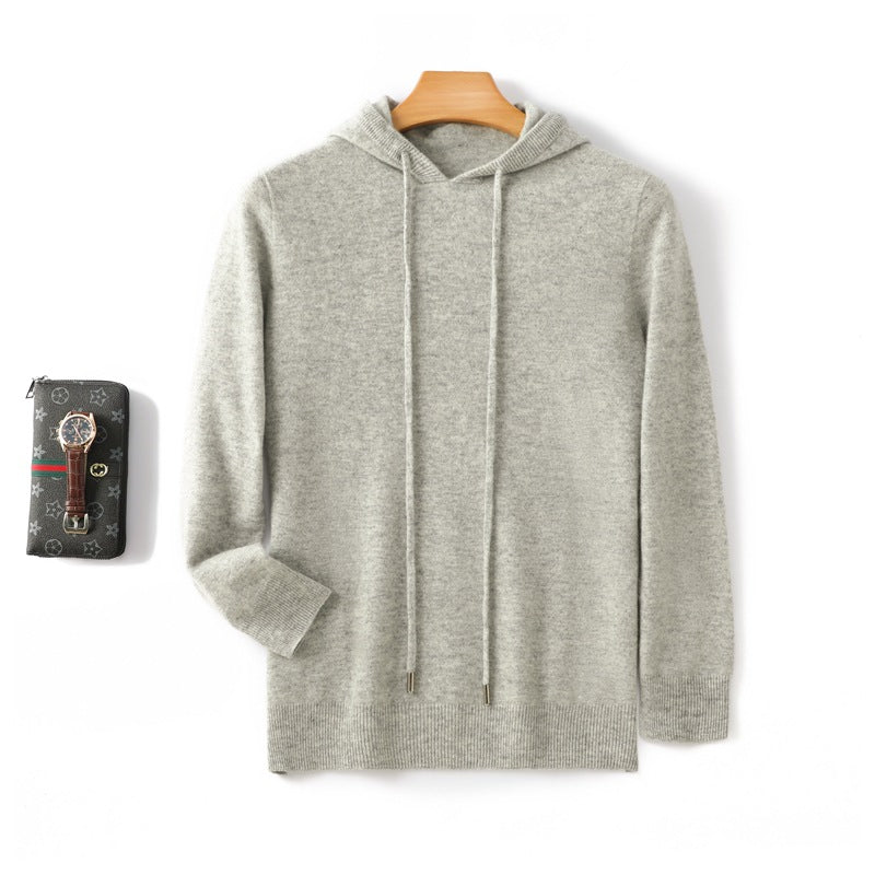 Strick-Hoodie mit Kapuze für Herren