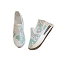 Damen Mesh-Sneaker mit Keilabsatz