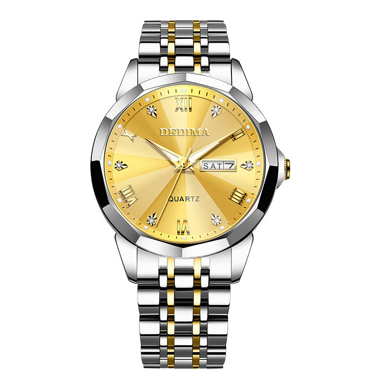 Wasserdichte, superleuchtende Herrenuhr