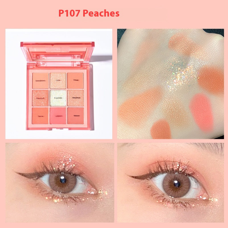 Neun Farben Augen-Malpalette mit Glitzer – Bild 3 | LuxeStyle