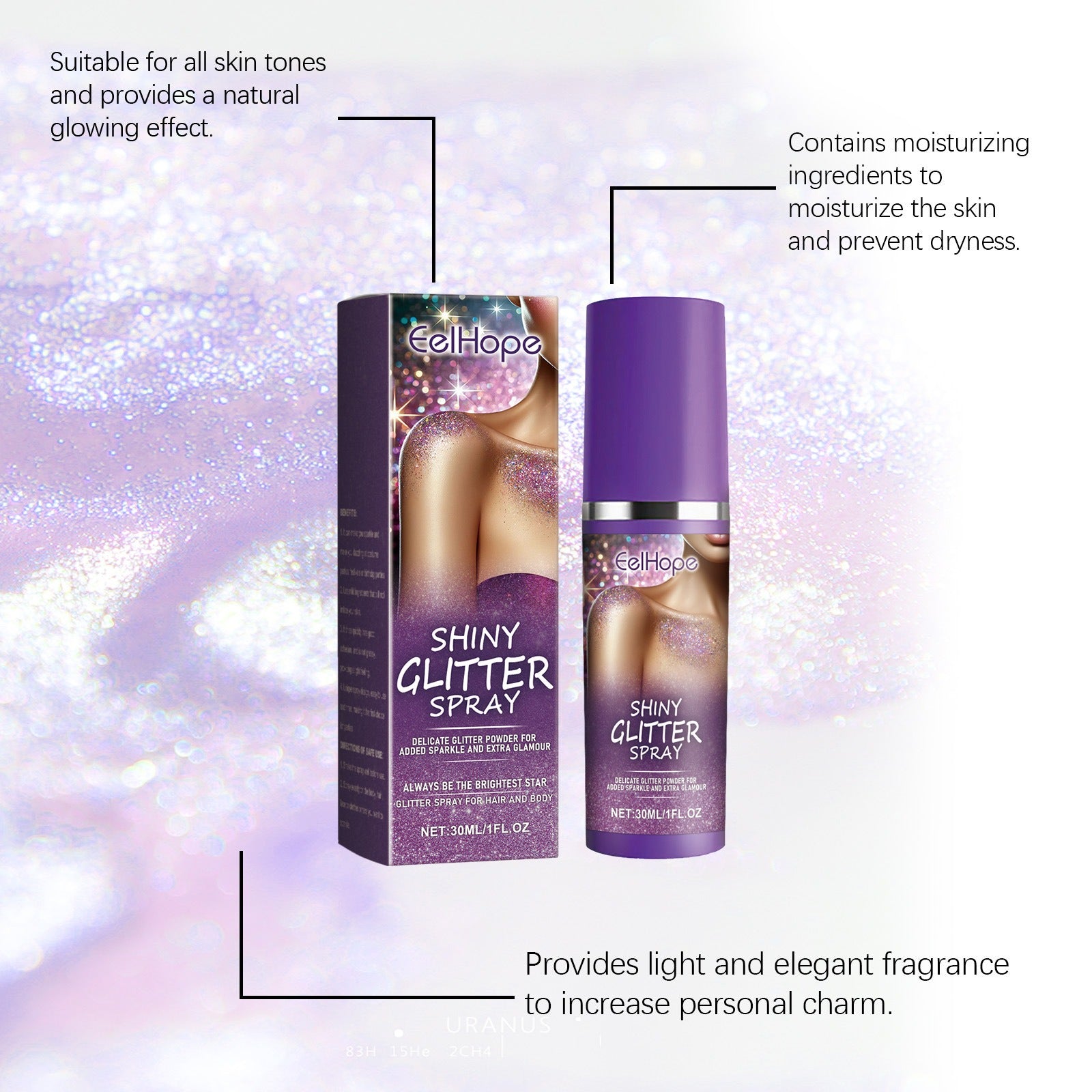 Dazzling Star Glitter Spray