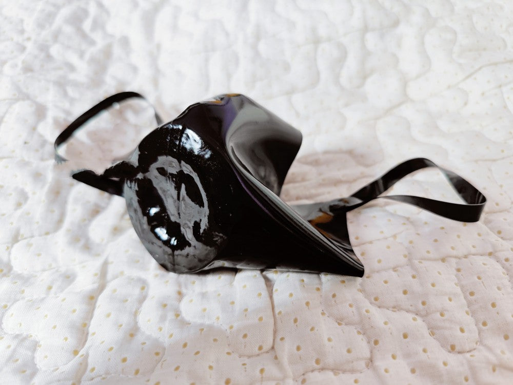 Latex Mundstopper Maske mit Nasenclip