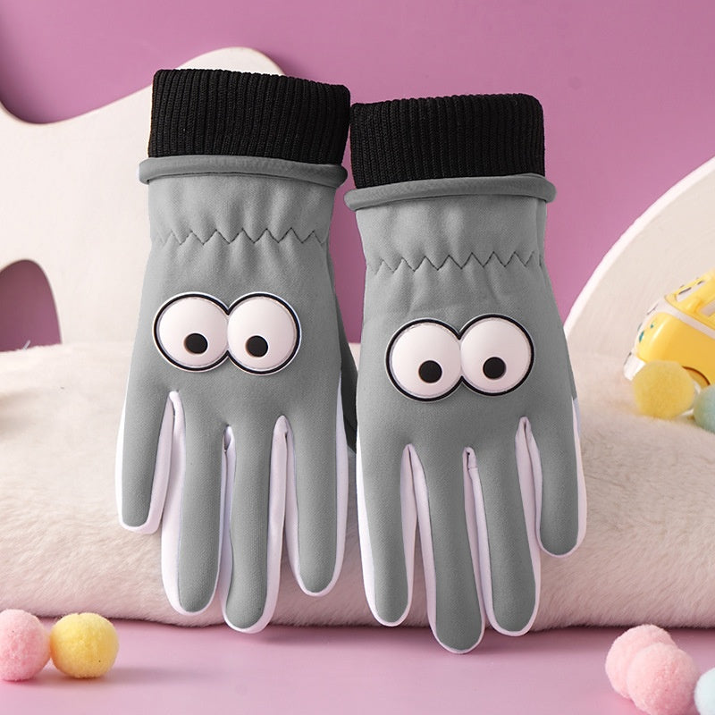 Kinder-Handschuhe Cartoon – Winddicht & Warm