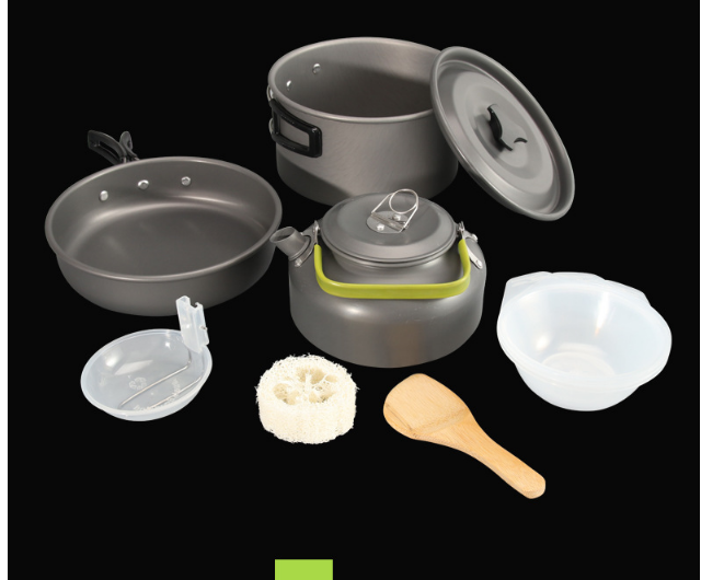 Outdoor Kochset aus Aluminiumoxid | LuxeStyle