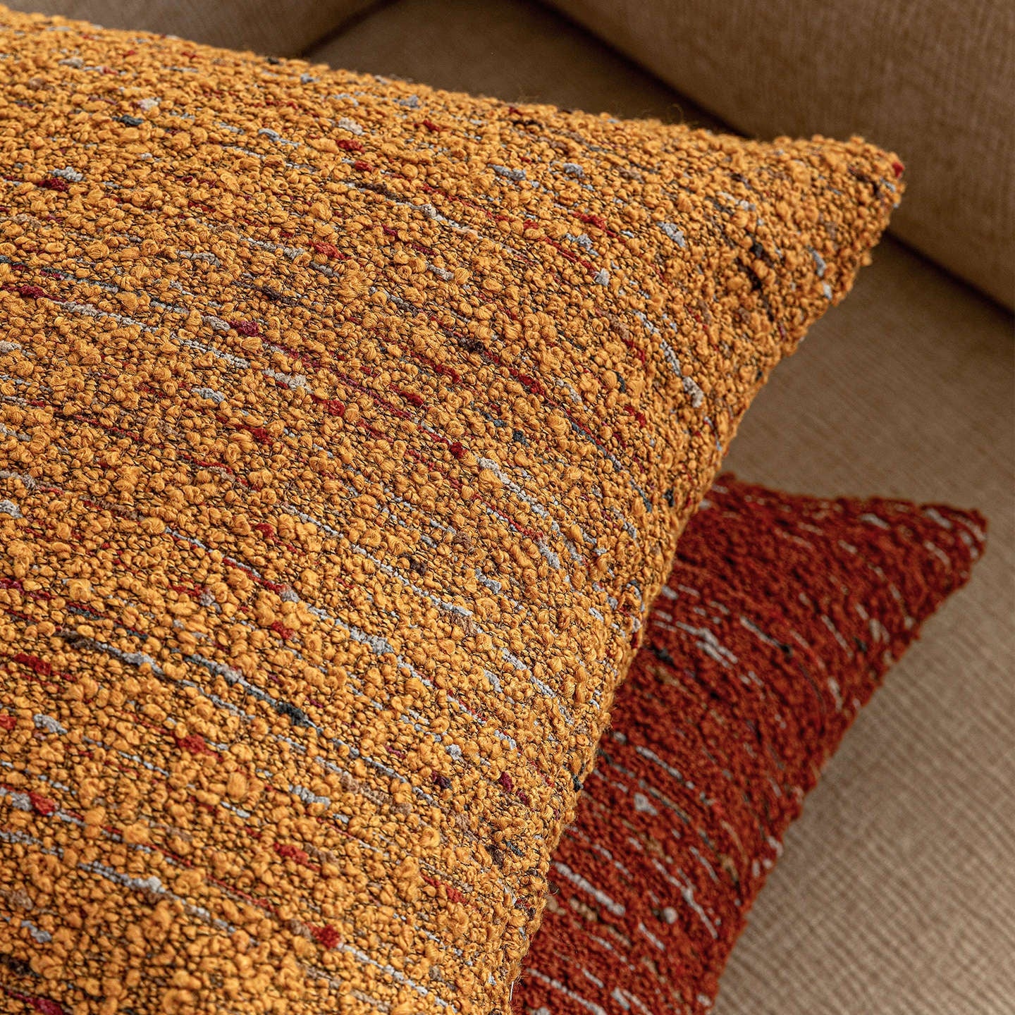 Retro-Kissenbezüge mit Jacquard-Muster