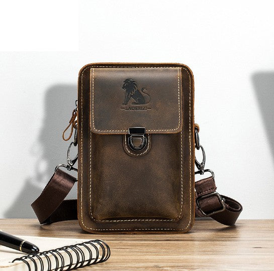 Männer Leder Crossbody Messenger Tasche – Bild 3 | LuxeStyle