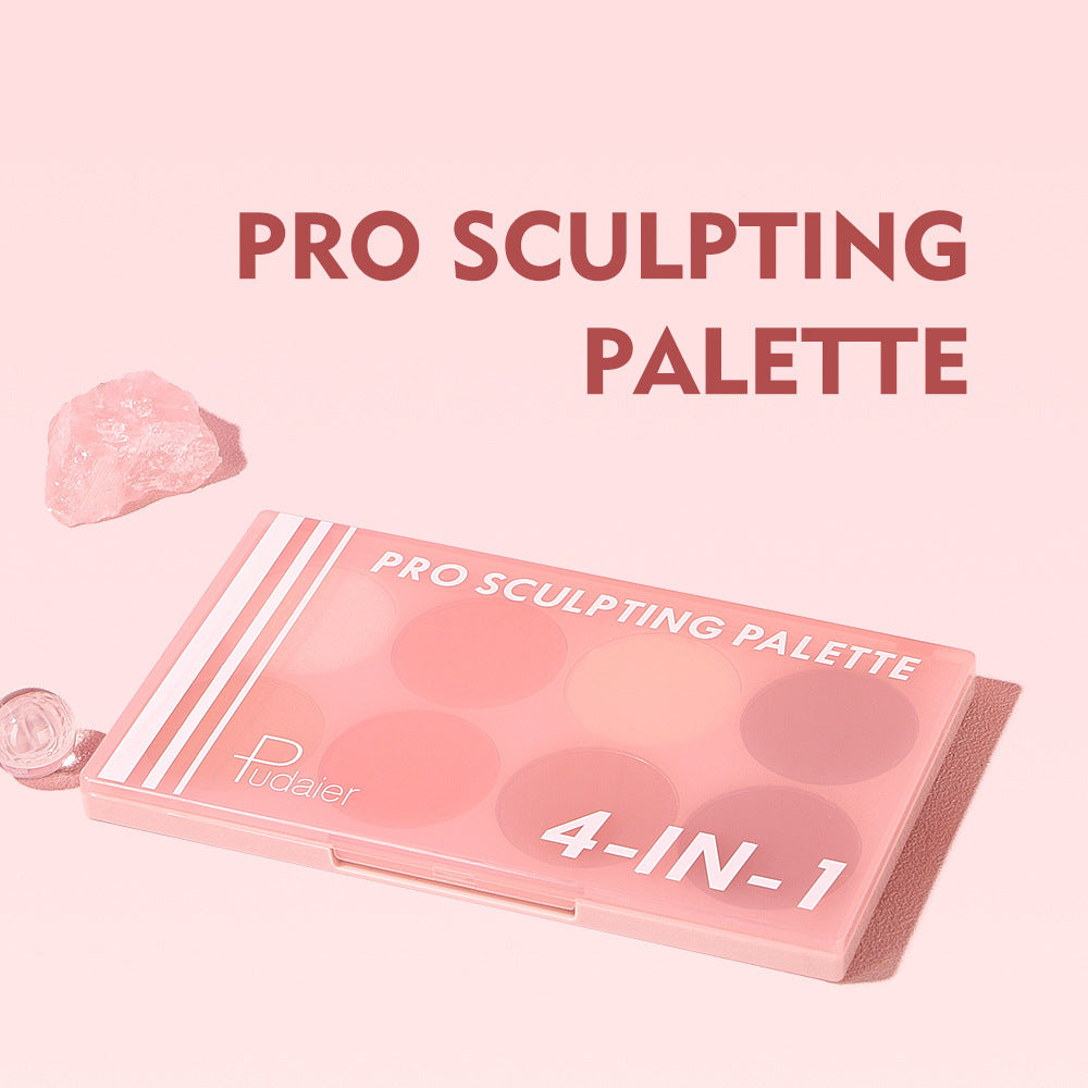 Lidschatten-Palette – 8 natürliche Nude-Farben – Bild 3 | LuxeStyle