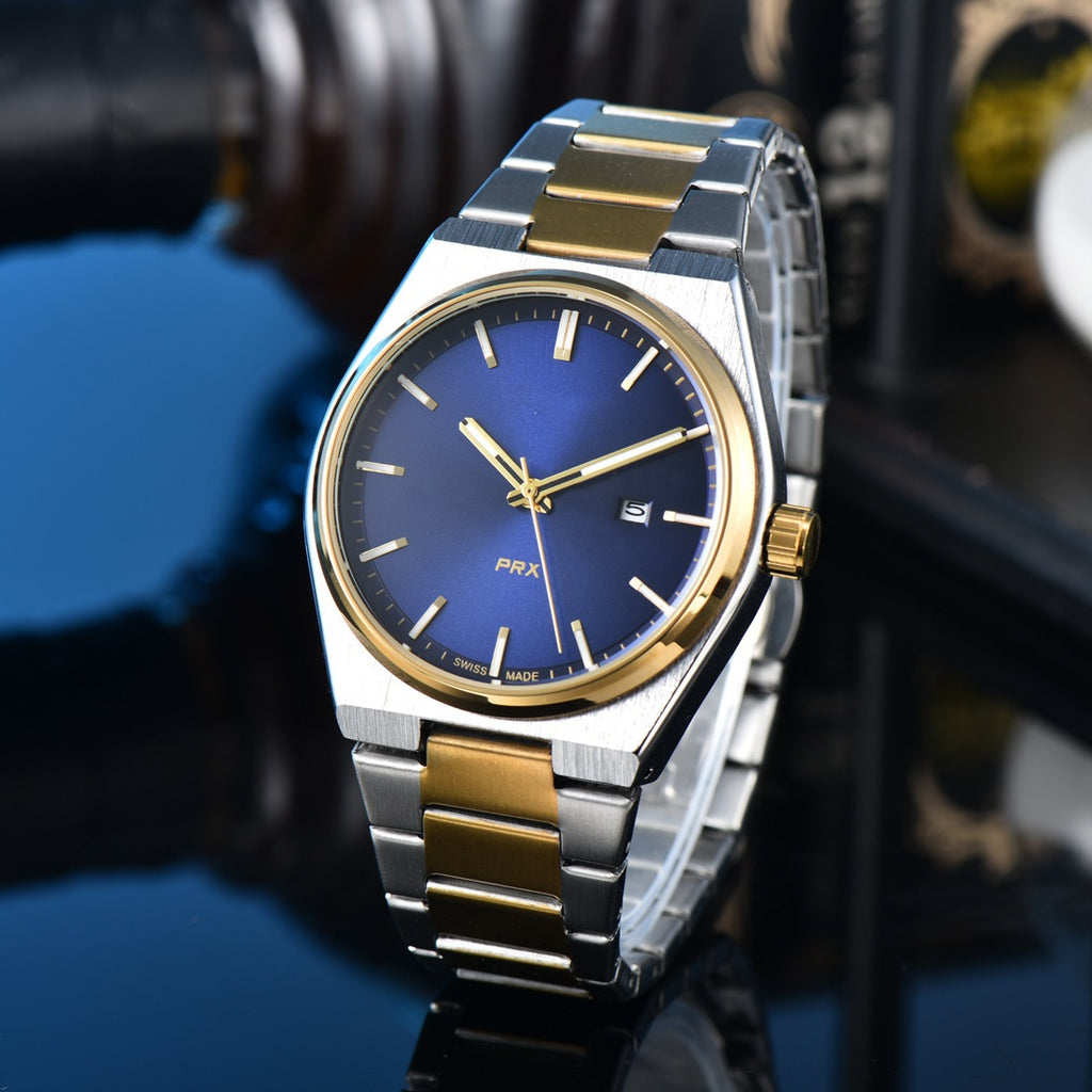 Elegante Herrenquarzuhren mit Stahlband