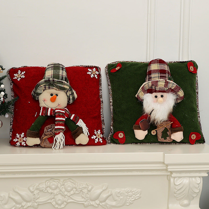 Kissenbezug mit Weihnachtsmotiven | LuxeStyle