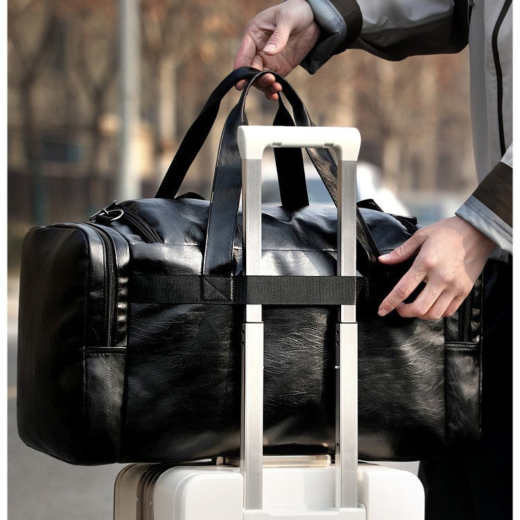 Grosse Retro Herren Schulter- und Reisetasche – Ansicht 5
