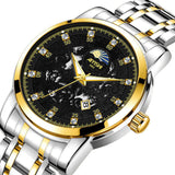 Farbe: Stahl Gold Schwarz