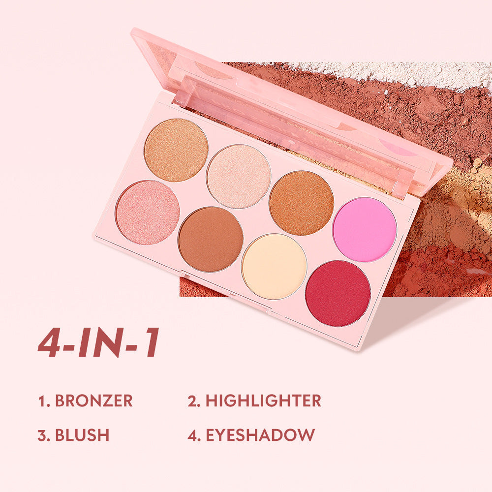 Lidschatten-Palette – 8 natürliche Nude-Farben – Bild 5 | LuxeStyle