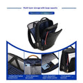 Smart-Fingerprint-Rucksack aus Vollnarbenleder | LuxeStyle