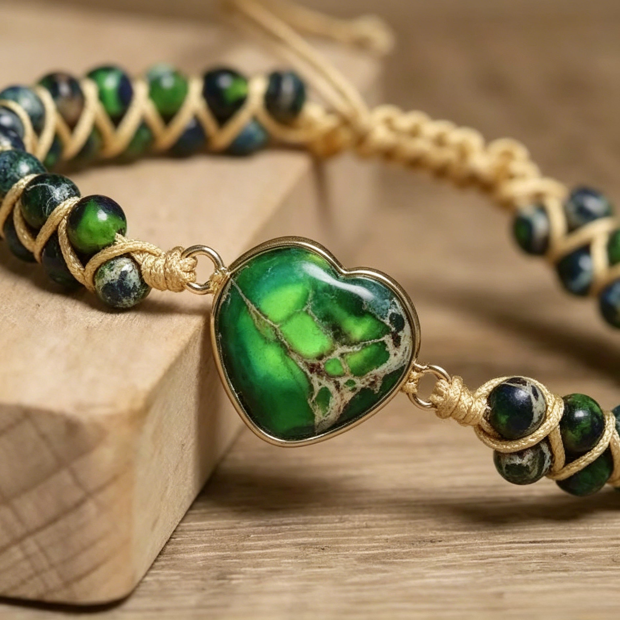 Naturstein Partner-Armband Nahaufnahme