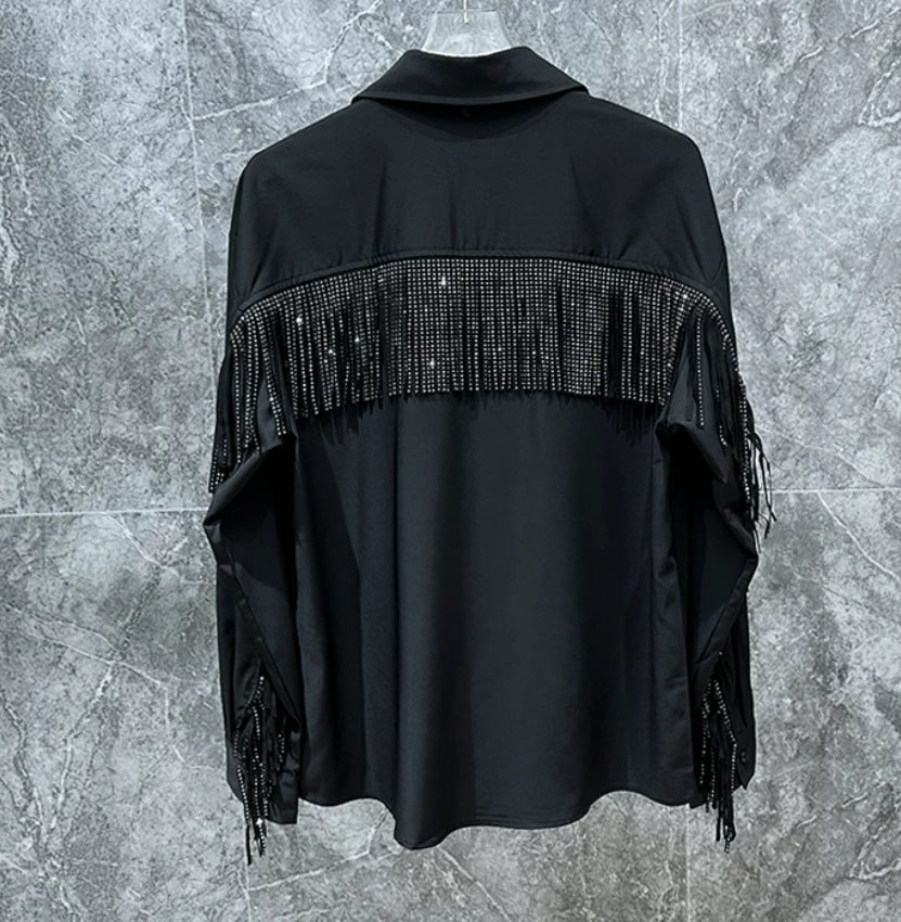 Trendiges Hemd im koreanischen Stil mit Quasten – Bild 1 | LuxeStyle