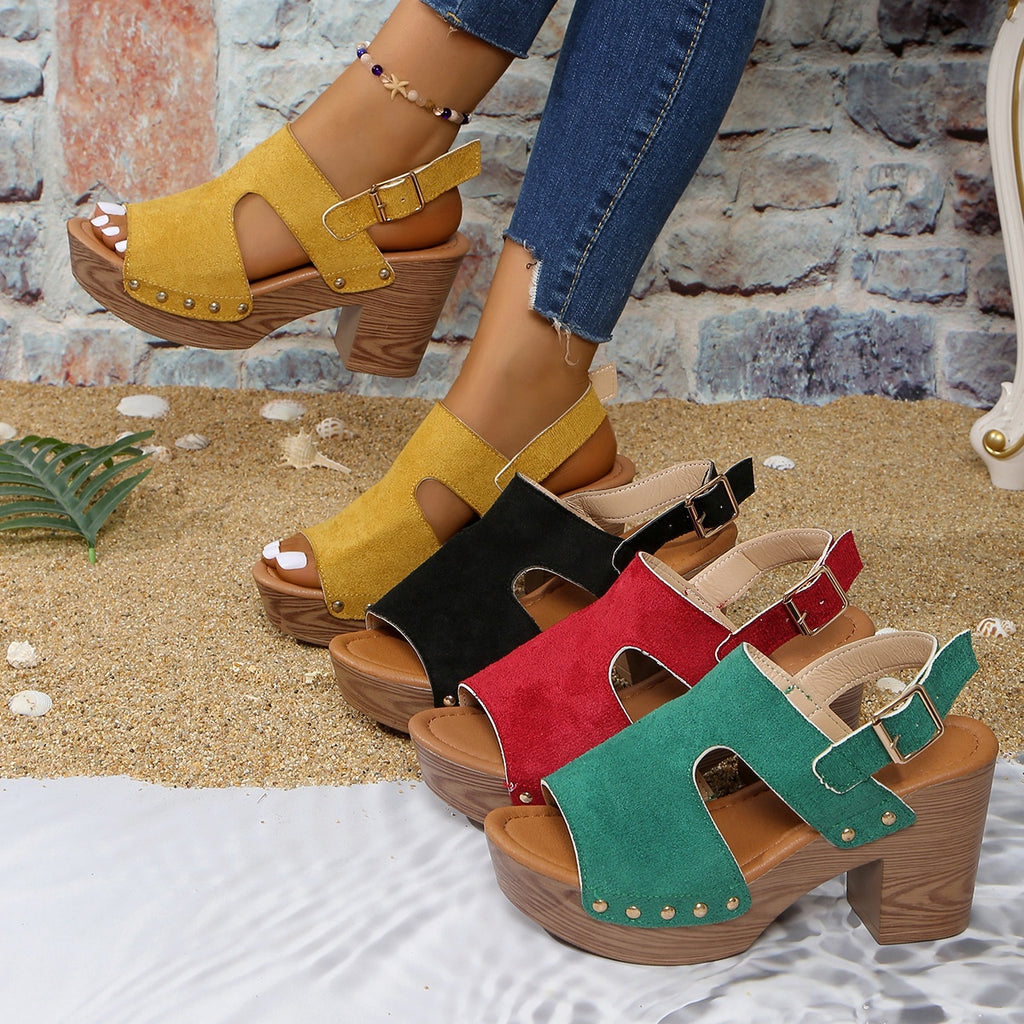Chunky-Heel Sandalen für Damen
