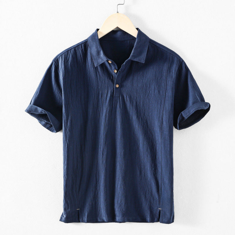 Männerhemd aus Leinen – lockeres Baumwoll-Leinen Shirt – Bild 2 | LuxeStyle