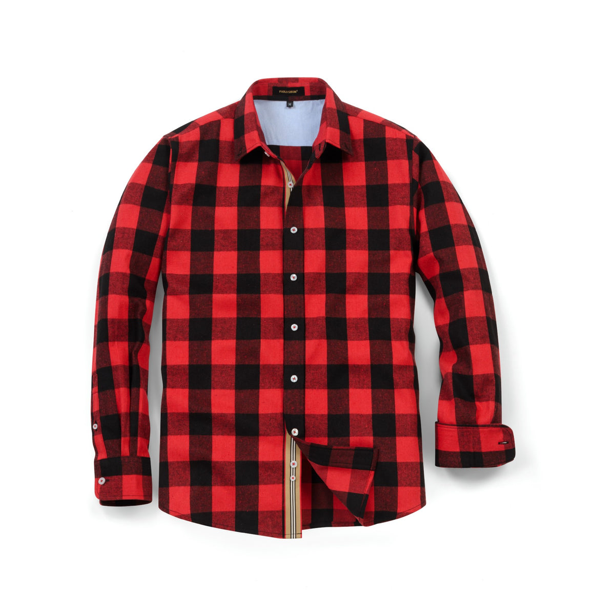 Herren Hemd Langarm Kariert Regular Fit | LuxeStyle