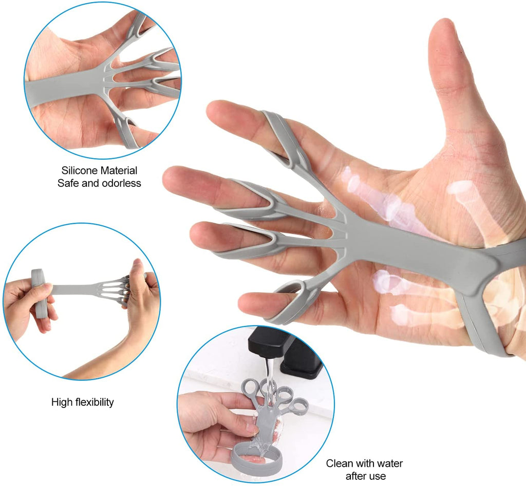 Silikon-Finger-Übungsstrecker für Arthritis & Stärkung