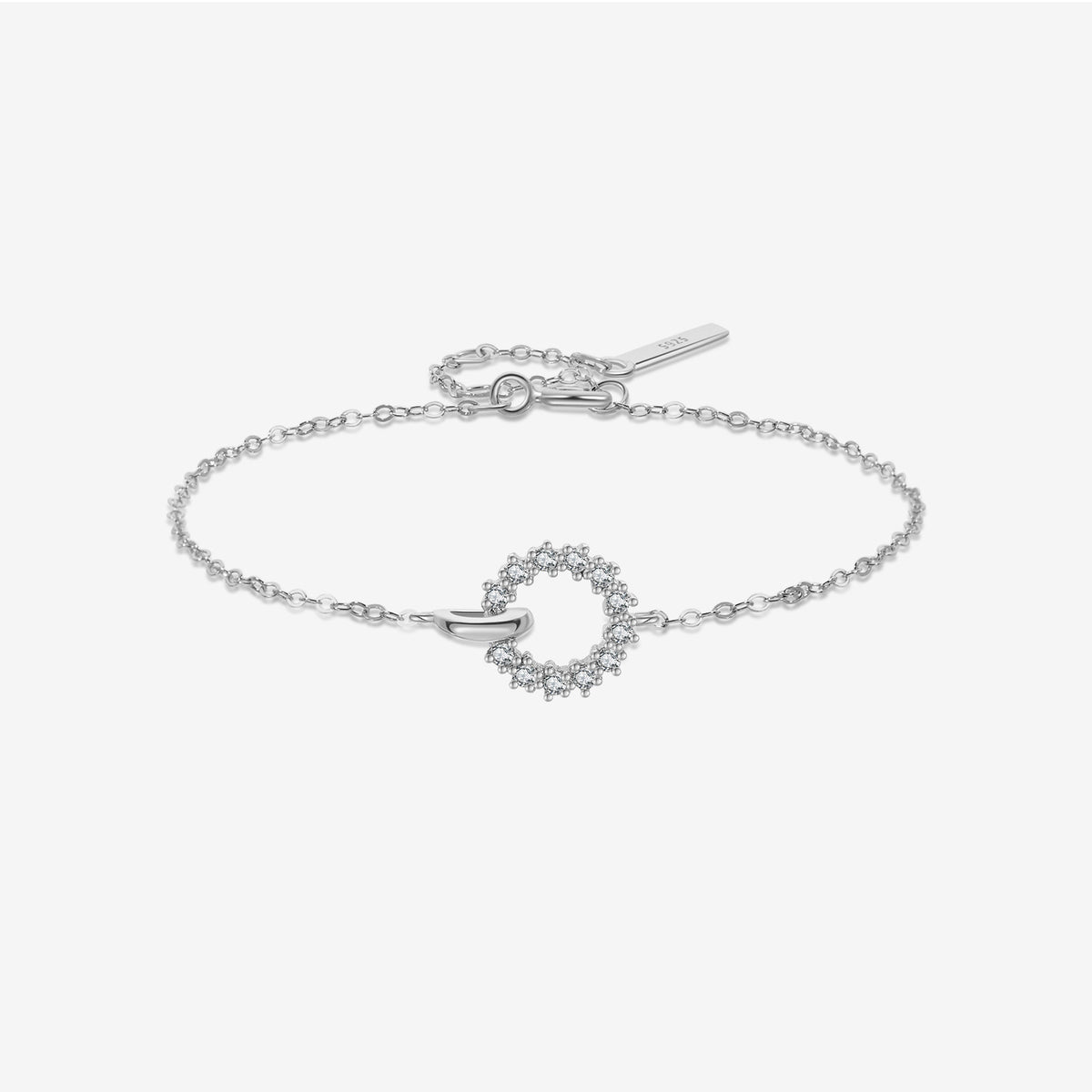 Armband aus 925er Silber mit Zirkonia – Bild 3 | LuxeStyle