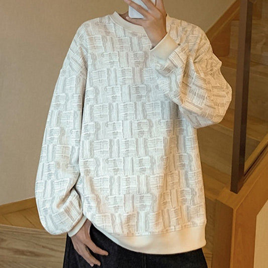 Herren locker sitzender Rundhals-Pullover – Bild 7 | LuxeStyle