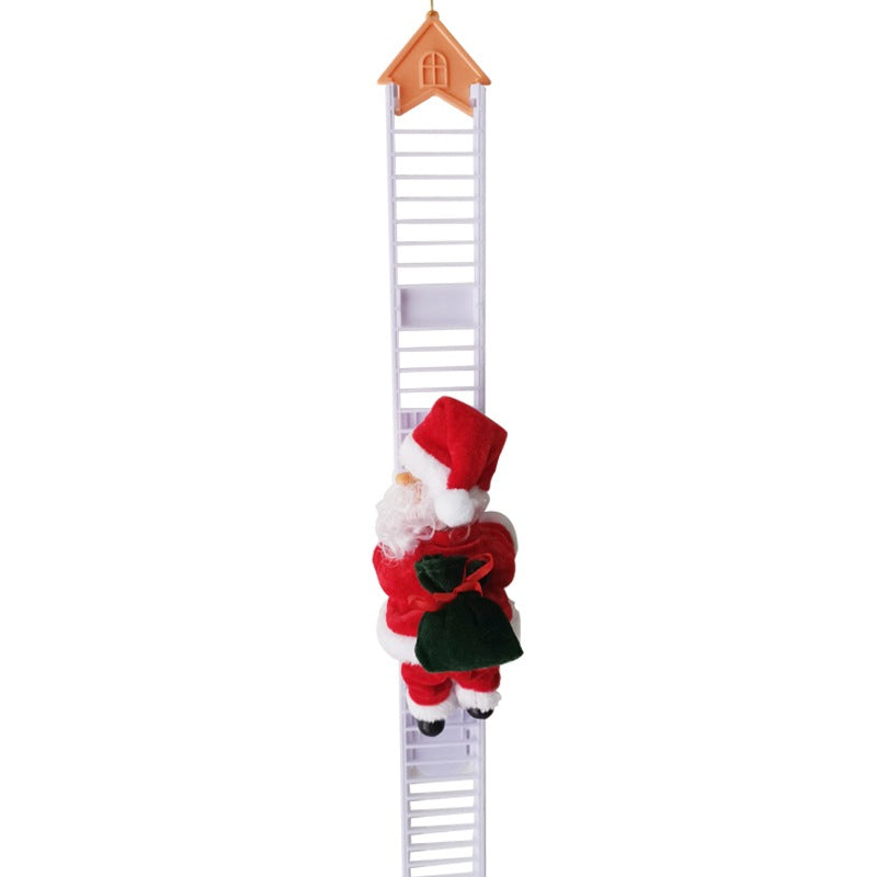 Kletternder Weihnachtsmann
