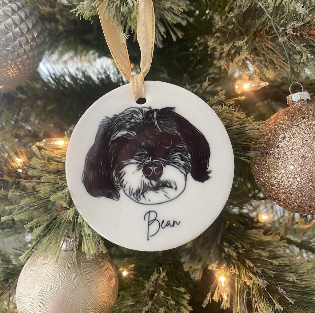 Porzellan-Pendant mit personalisiertem Tierporträt – Bild 3 | LuxeStyle