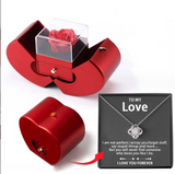 Farbe: LOVER Halskette Silber Karte Box