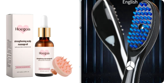 Kopfhaut Massageöl mit Kamm – Bild 2 | LuxeStyle
