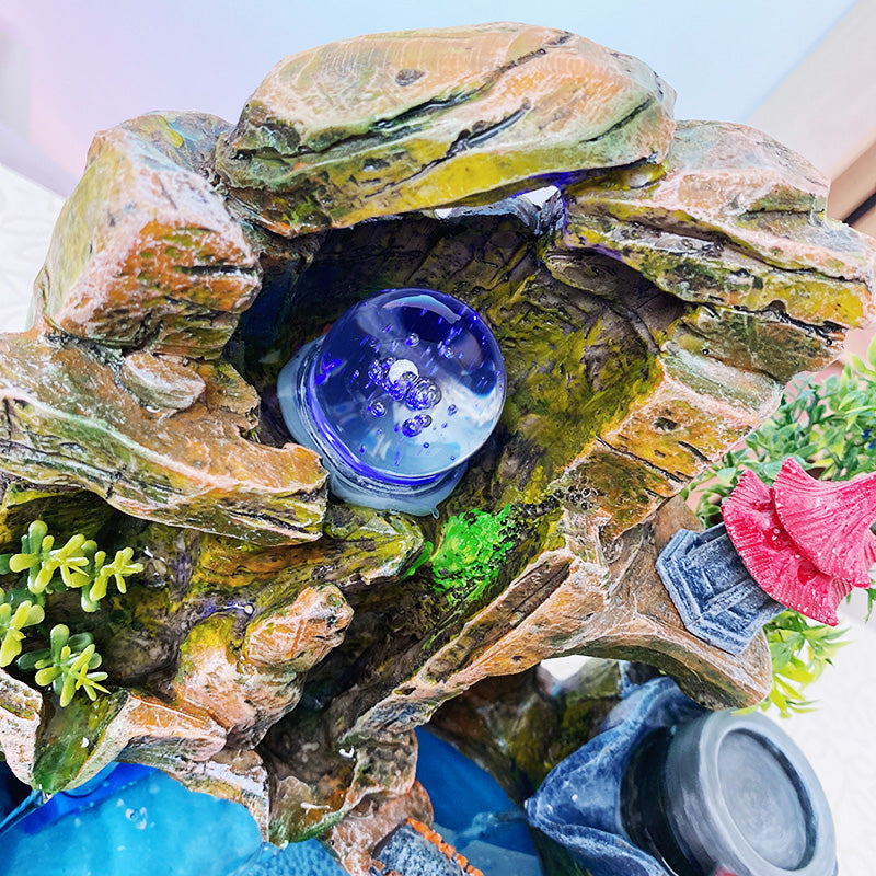 Kreatives Fischglas-Ornament für Bürodekoration