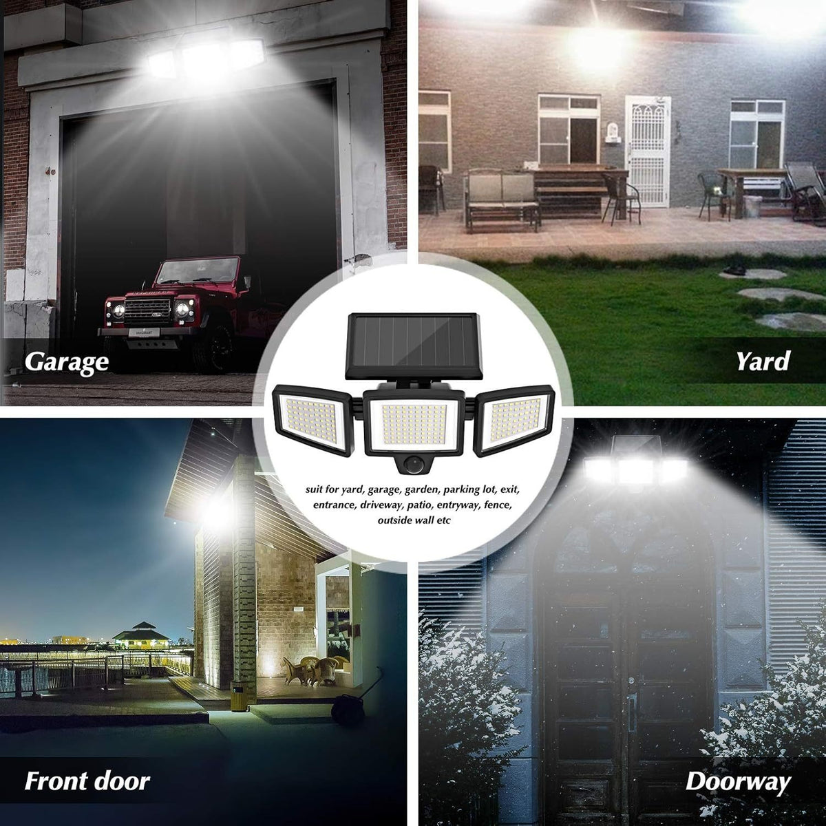 Solar-Wandlampe mit Bewegungssensor – Bild 3 | LuxeStyle