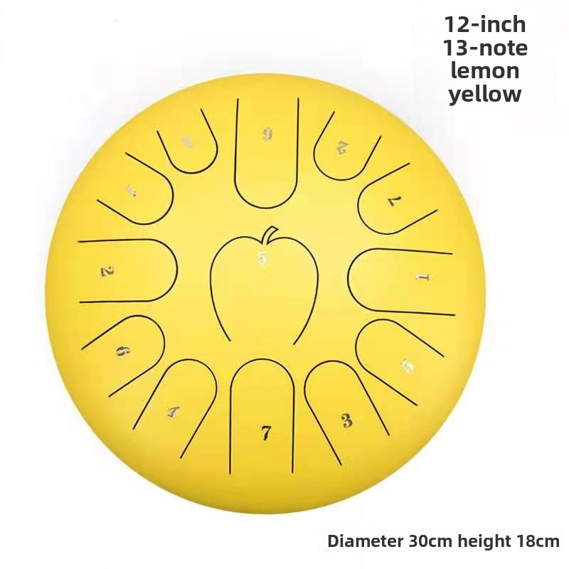 Steel Tongue Drum 12 Zoll 13 Noten Apple Style
