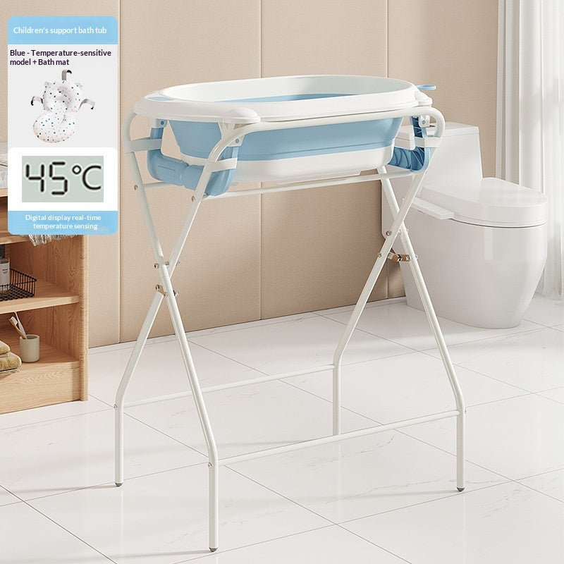 Baby-Badewannen-Set mit Ständer