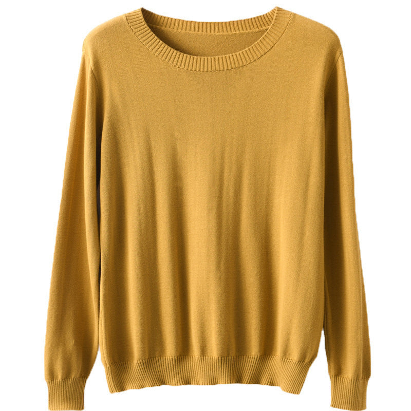 Damen Strickpullover mit Rundhals
